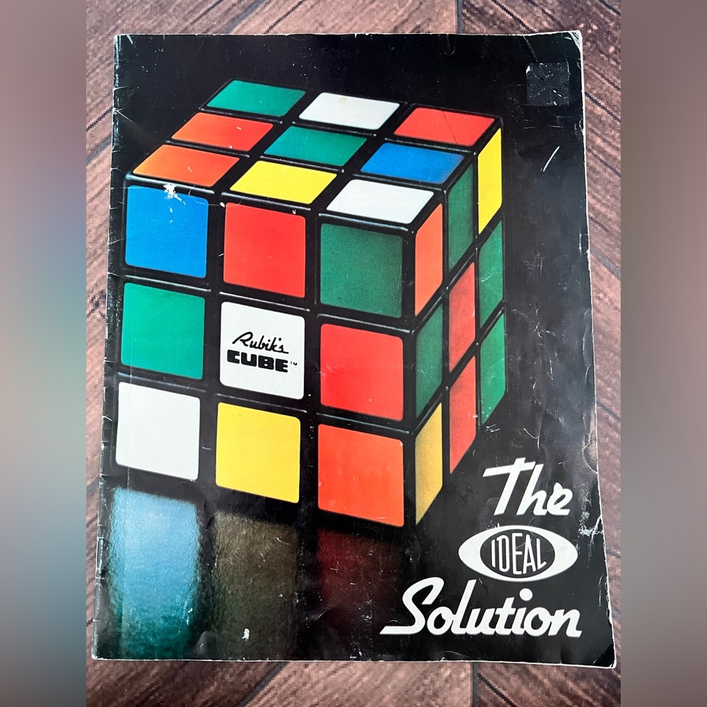 Rubik's Cube: The IDEAL Solution VTG 1981  How to Solve Instructions Manual